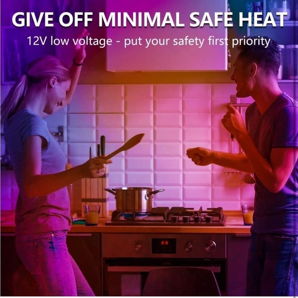 Brand New RGB LED Strip Lights Color Changing 32.8' 10m Remote 3M Adhesive Clips - Picture 10 of 14